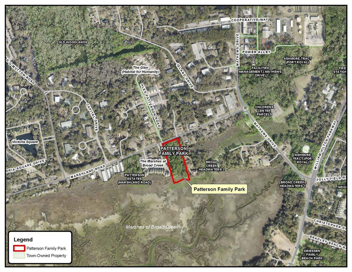 Patterson Family Park will be on a 3.65-acre parcel off Marshland Road in the Historic Marshland Community.