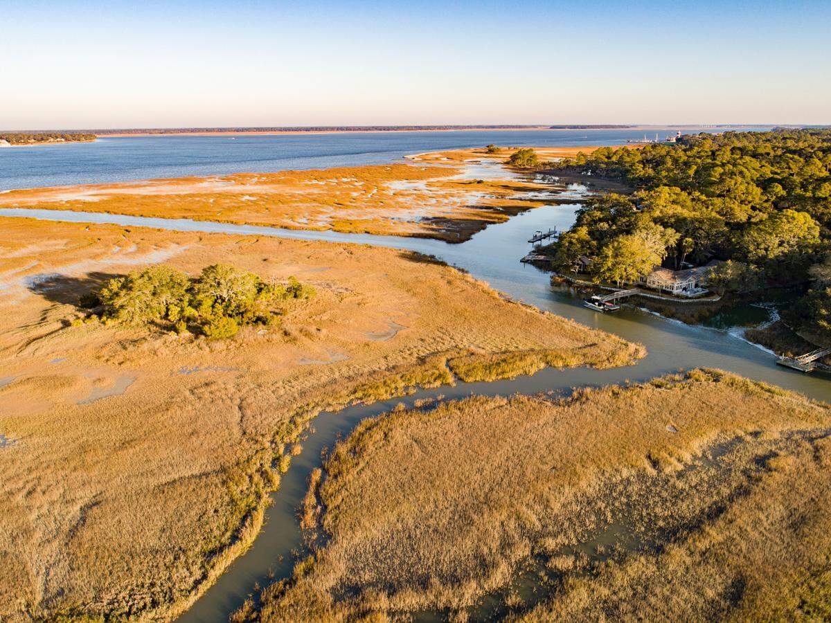 A view of Baynard Creek in Hilton Head Island’s Sea Pines community.