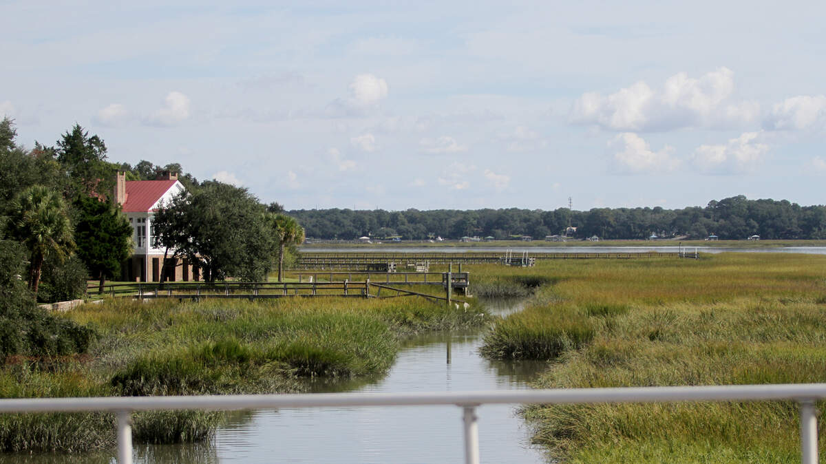 A Beaufort resident, Scott Sonoc, seeks to build two docks that stretch out to the Beaufort River at The Point, photographed here Oct. 9, 2015. But neighbors are worried the docks will obstruct the view of the water and make it more difficult to navigate the creek closer to land.