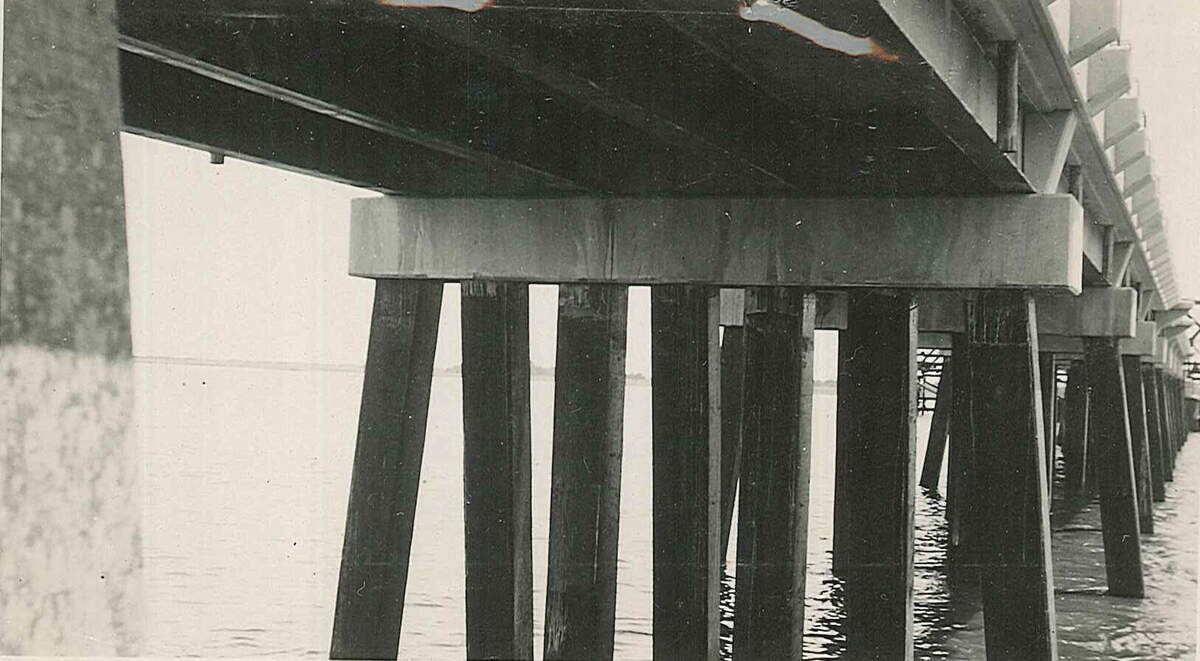 The Johnson Creek Bridge was built and photographed in 1939.