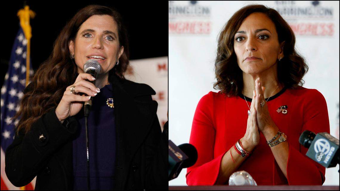 Incumbent U.S. Rep. Nancy Mace (left) and former SC Rep. Katie Arrington (right) are competing in June’s GOP primary for SC’s 1st Congressional District seat in the U.S. House of Representatives.