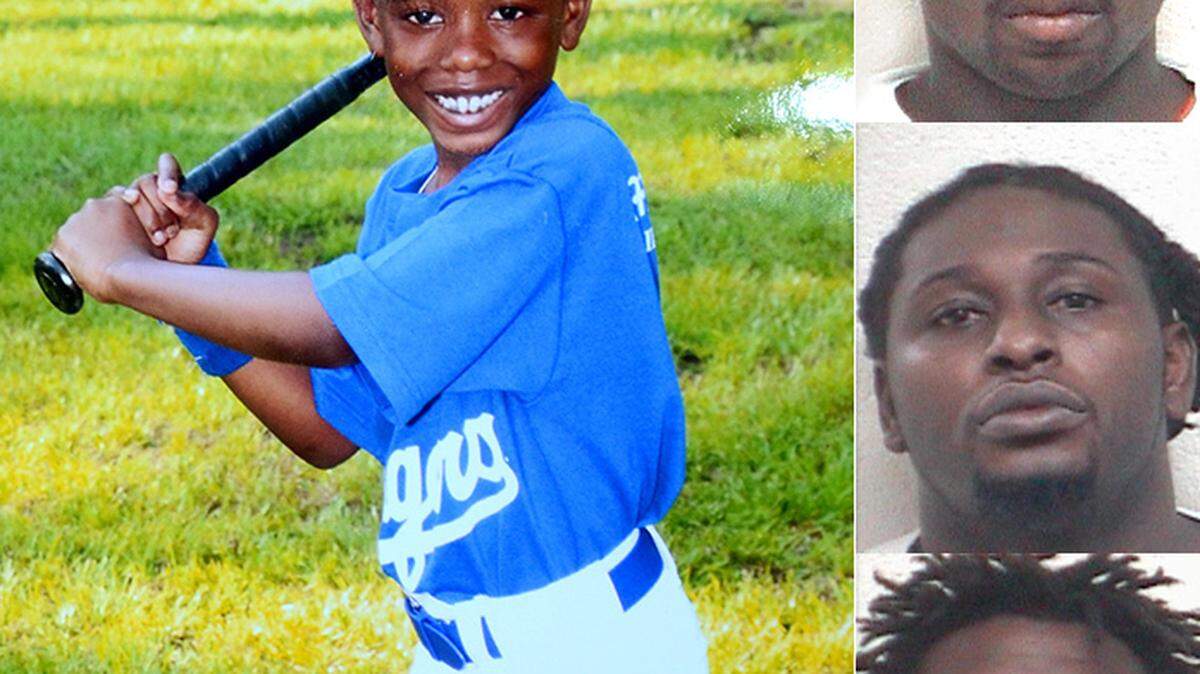 Khalil Singleton, left, and from top to bottom, Tyrone Robinson, Aaron Young Sr. and Aaron Young Jr.