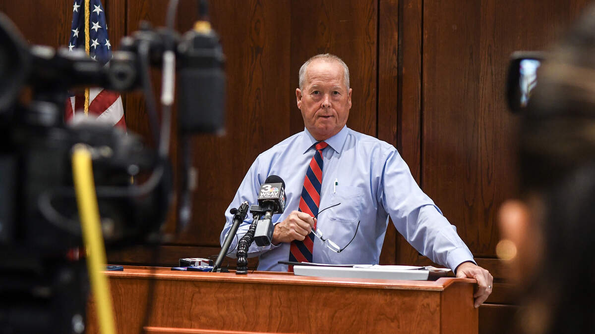 Sheriff PJ Tanner informs the media that Master Sgt. William “Billy” Squires – the off-duty Beaufort County Sheriff’s deputy that pulled his service weapon on teenage boys on Sept. 28, 2025, on Hilton Head Island – was officially fired from the department on Oct. 3, 2025.