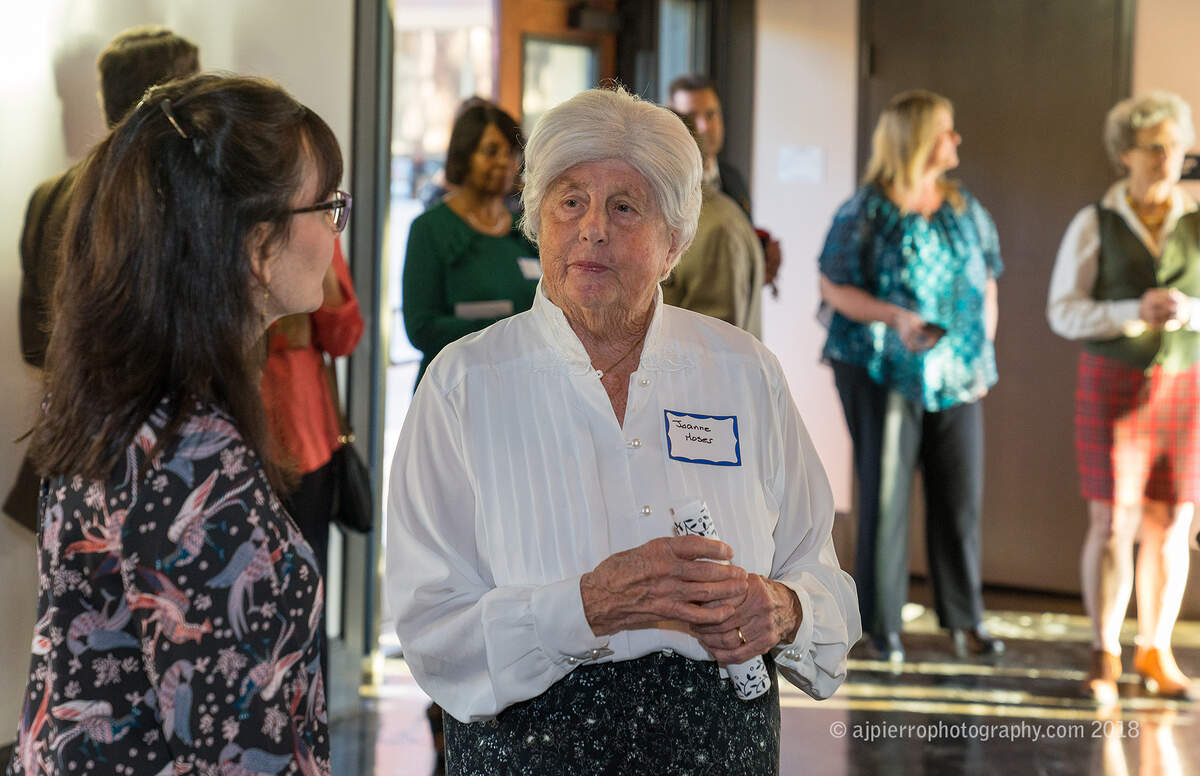 Joanne Moses attends an annual Beaufort Fund reception, which she and her husband, Alan, used to go to every year. Nobody knew that the couple donated the money behind the largest-ever grant-making program of Coastal Community Foundation.