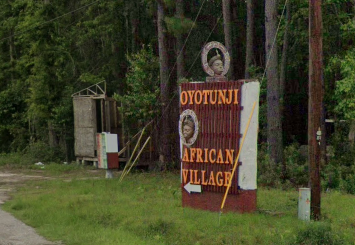 The Oyotunji African Village is located on Bryant Lane in Sheldon.