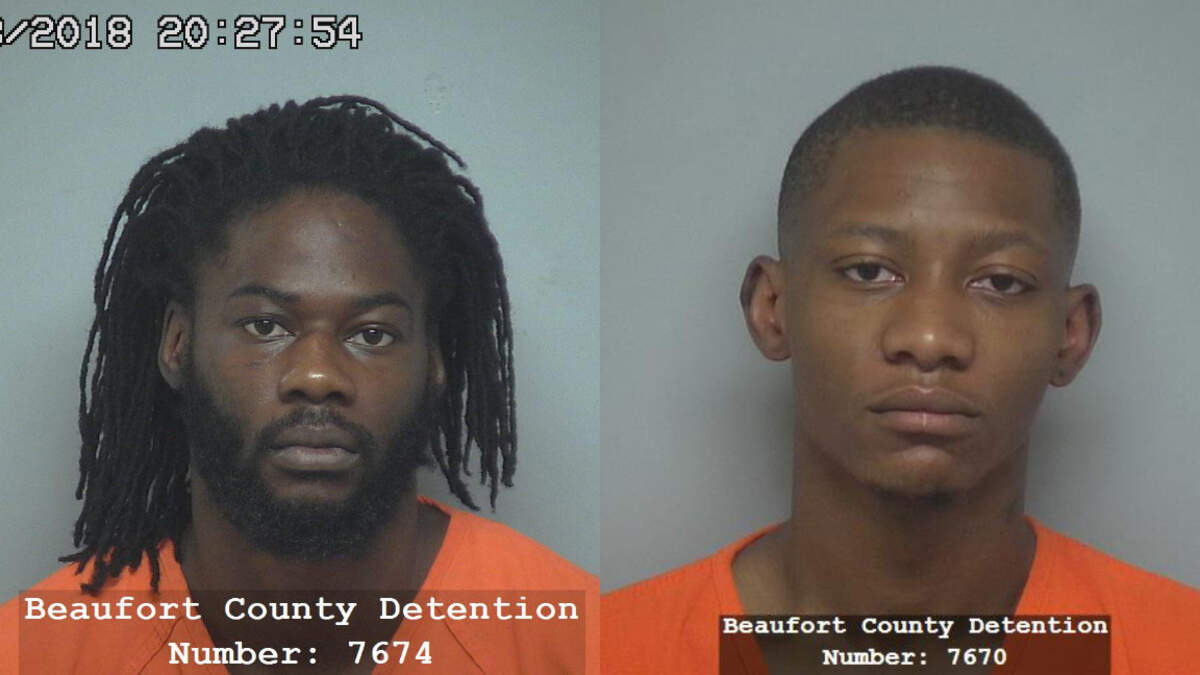 Derrick Frazier (LEFT) and Joseph Burton (RIGHT) were both charged in connection with the Aug. 4 gas station shooting on Hilton Head.