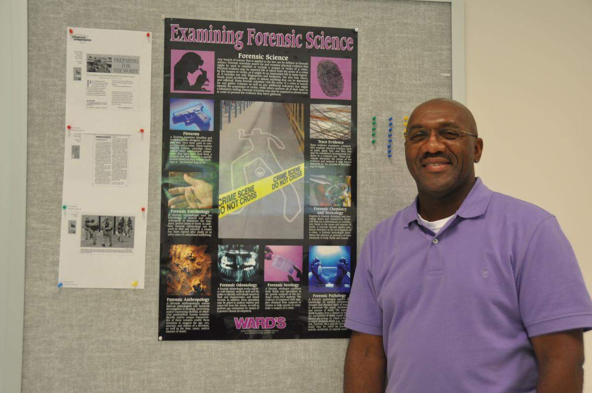 Michael Ricks, program director for criminal justice technology at the Technical College of the Lowcountry. He also served as chief of police for the Moss Point, MS and Tuskegee, AL police departments.