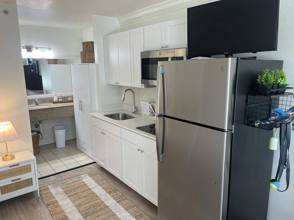 New apartments at The Pearl have three different sizes with rents ranging from $1,100 to $1,250.