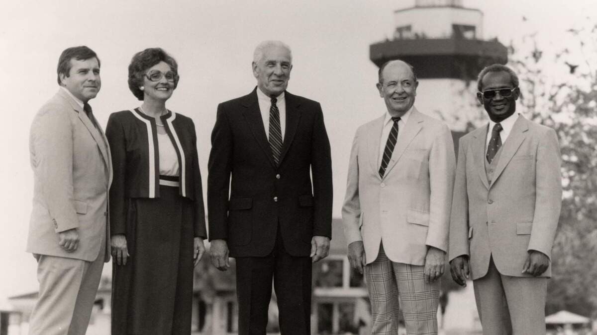 To win a seat on the first Hilton Head Town Council in 1983, Henry Driessen Jr. (far right) finished fourth out of 17 in an at-large race.