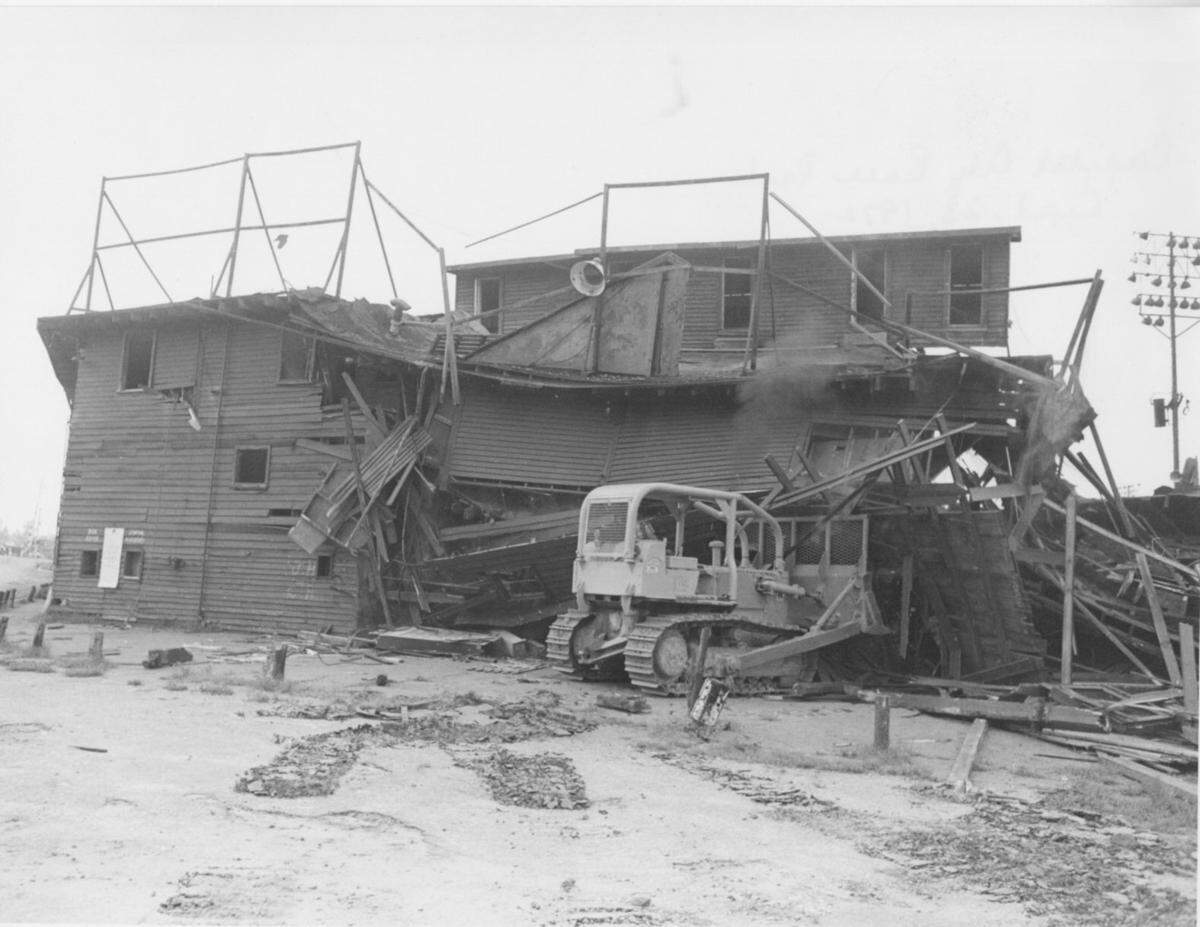 A portion of the old Capital City Ball park was demolished in 1972 to build a new ball park.