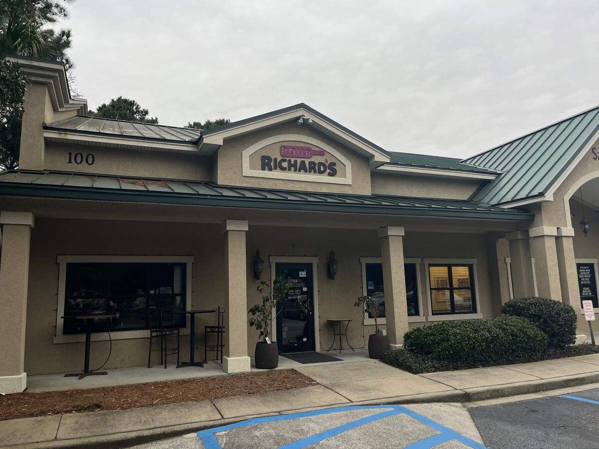 Pour Richard’s in Bluffton, SC closed in January after 15 years in business.