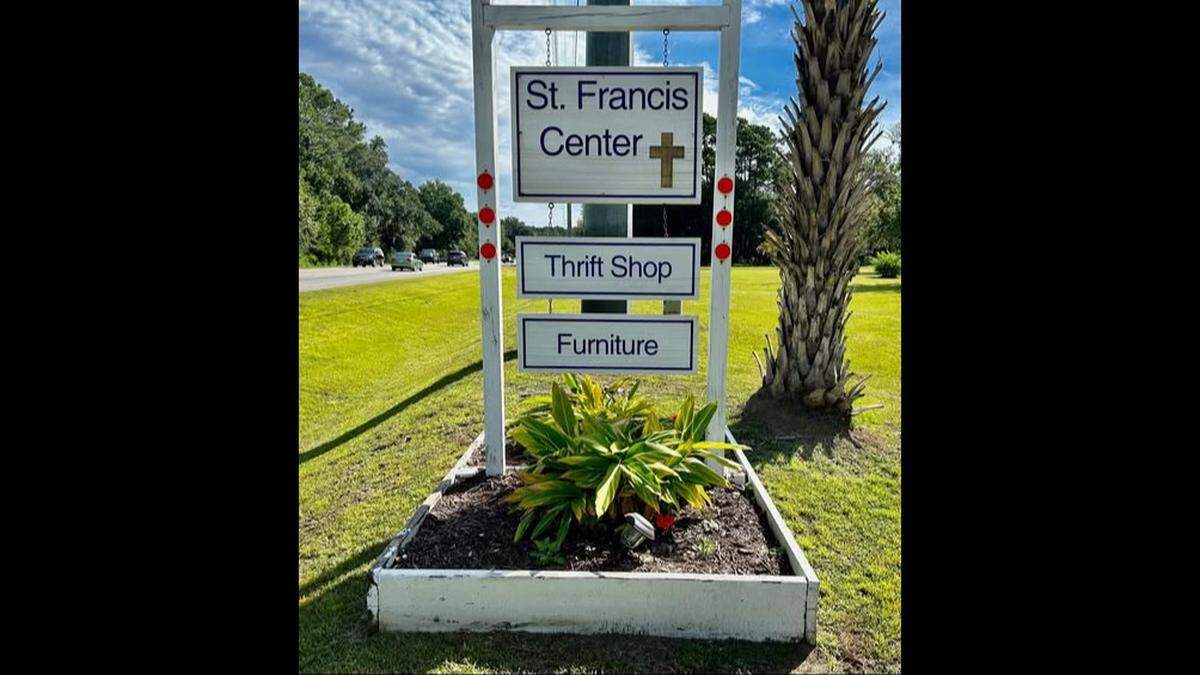 St. Francis Center removed its sign along Sea Island Parkway the second week of January and is now looking for a new location.