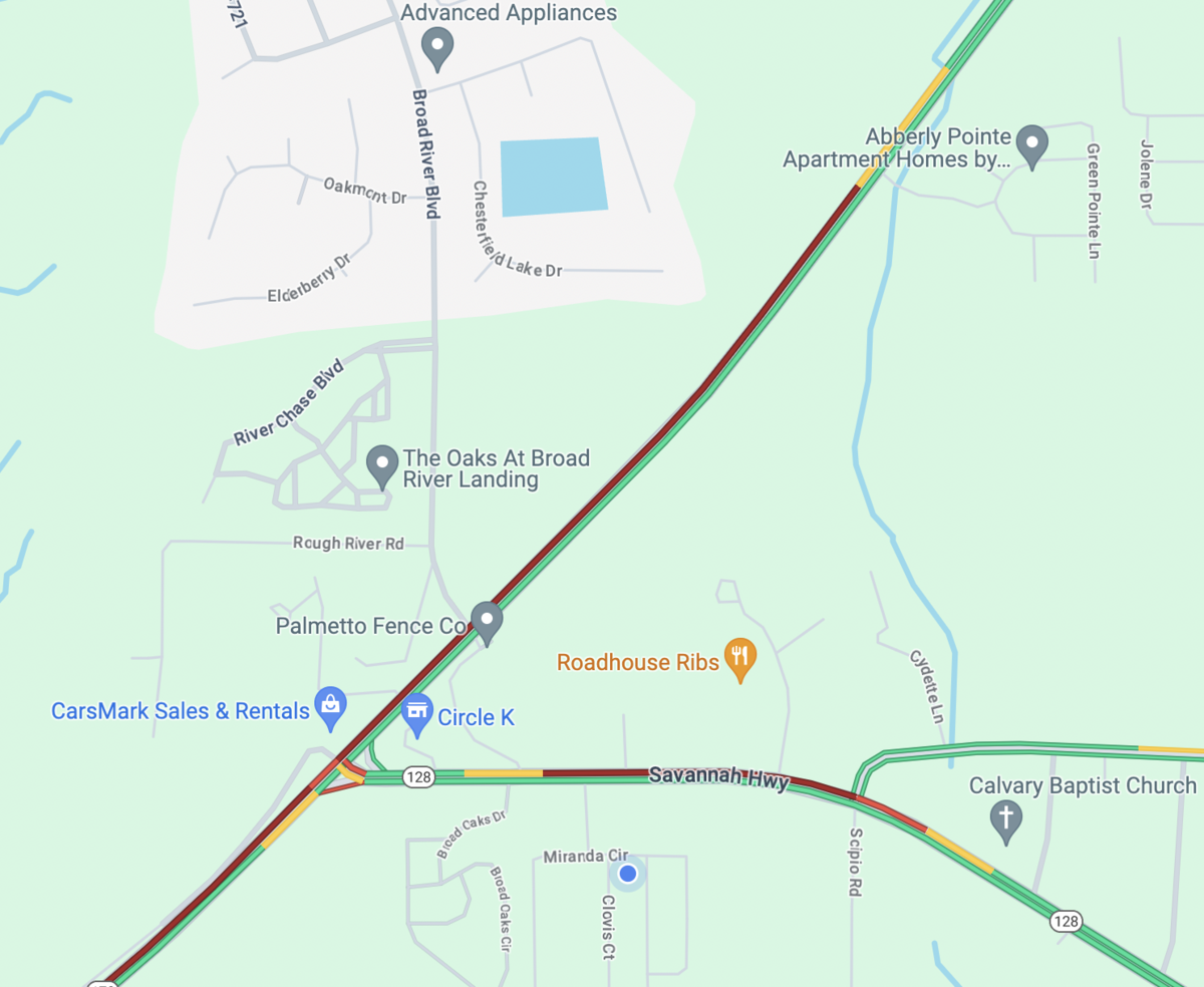 Monday afternoon’s crash on the Broad River Bridge brought backups to both S.C. 170 and S.C. 128, slowing large swaths of commuters heading from Beaufort to Bluffton.
