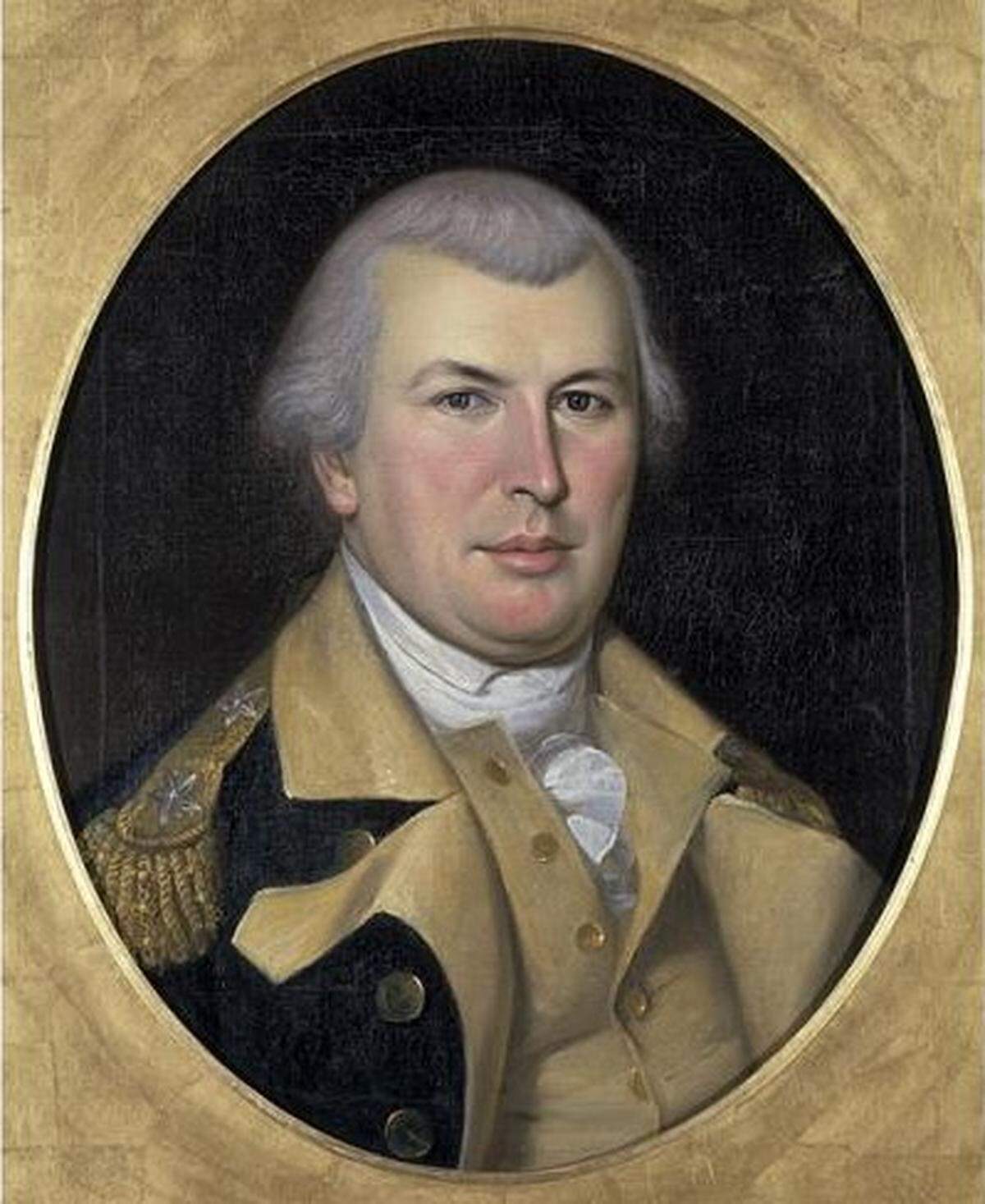 A 1783 Charles Willson Peale portrait of Nathanael Greene