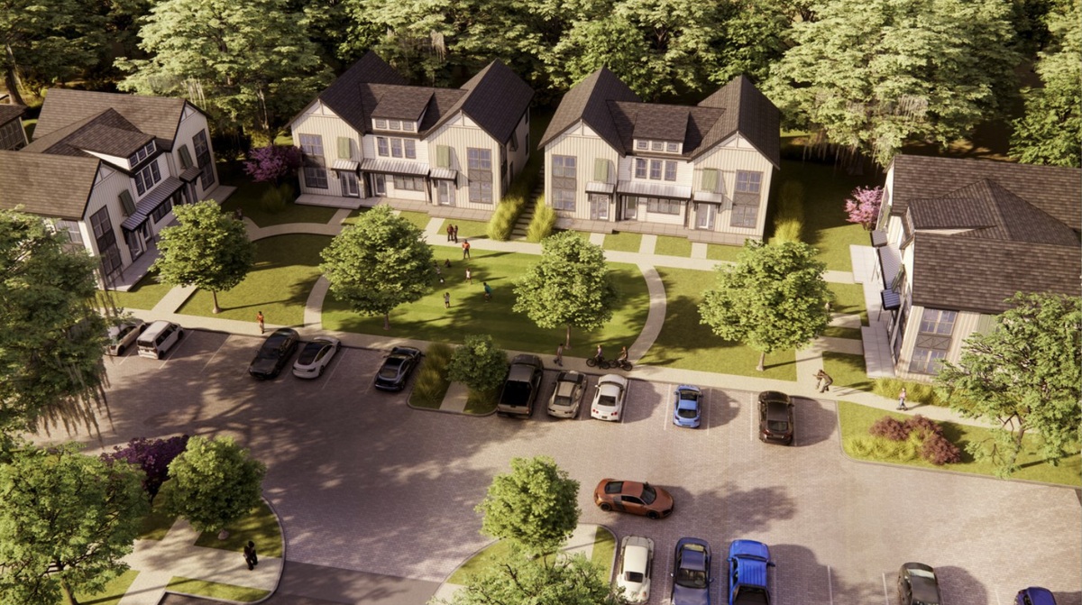 An architectural rendering of the new Northpoint housing community on Hilton Head Island. The project will provide 157 housing units for Hilton Head workers.