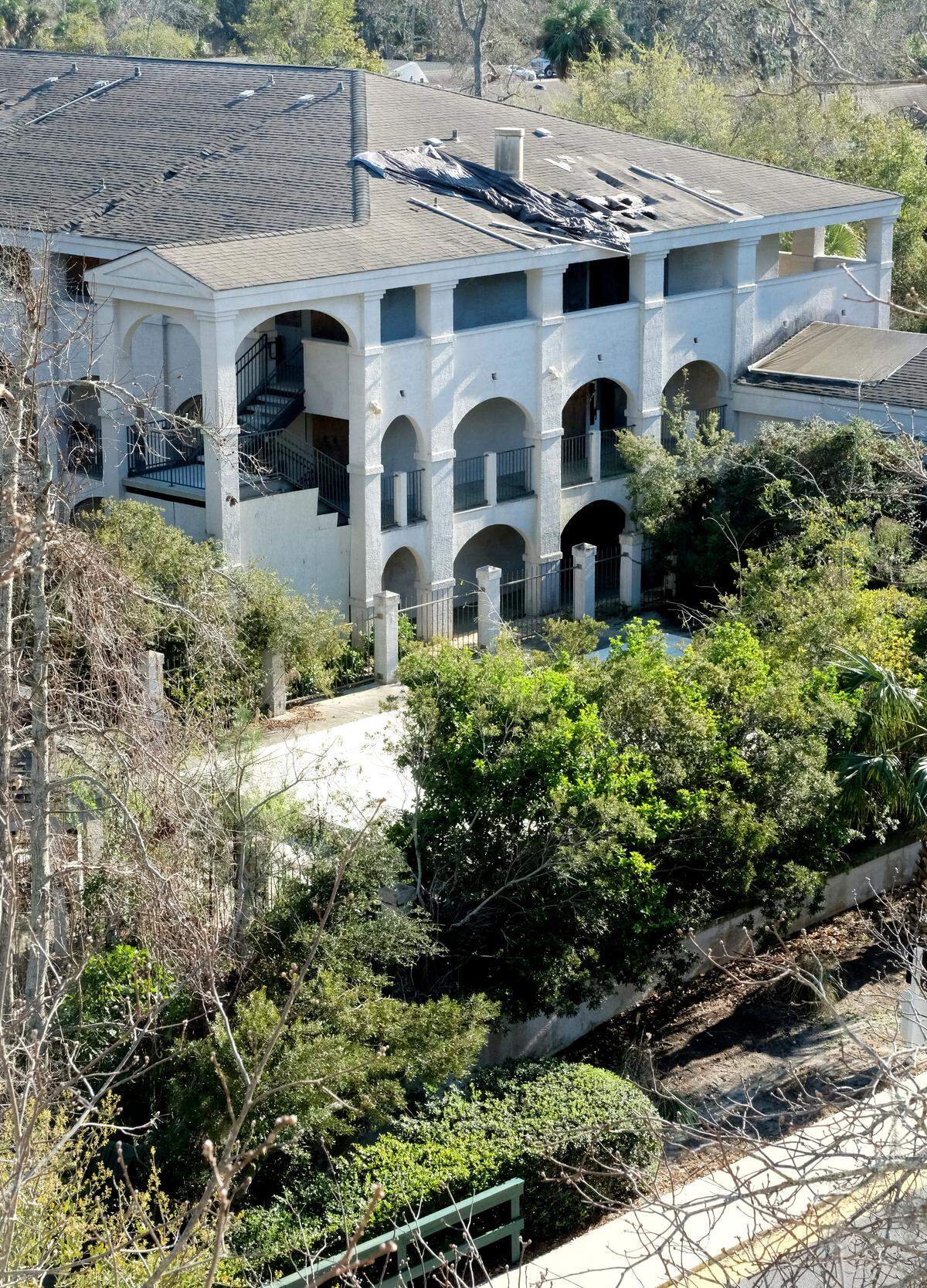 The Beachwalk Hotel, as seen on Feb. 27, 2018, was an abandoned structure on Hilton Head Island before it was demolished in 2023.