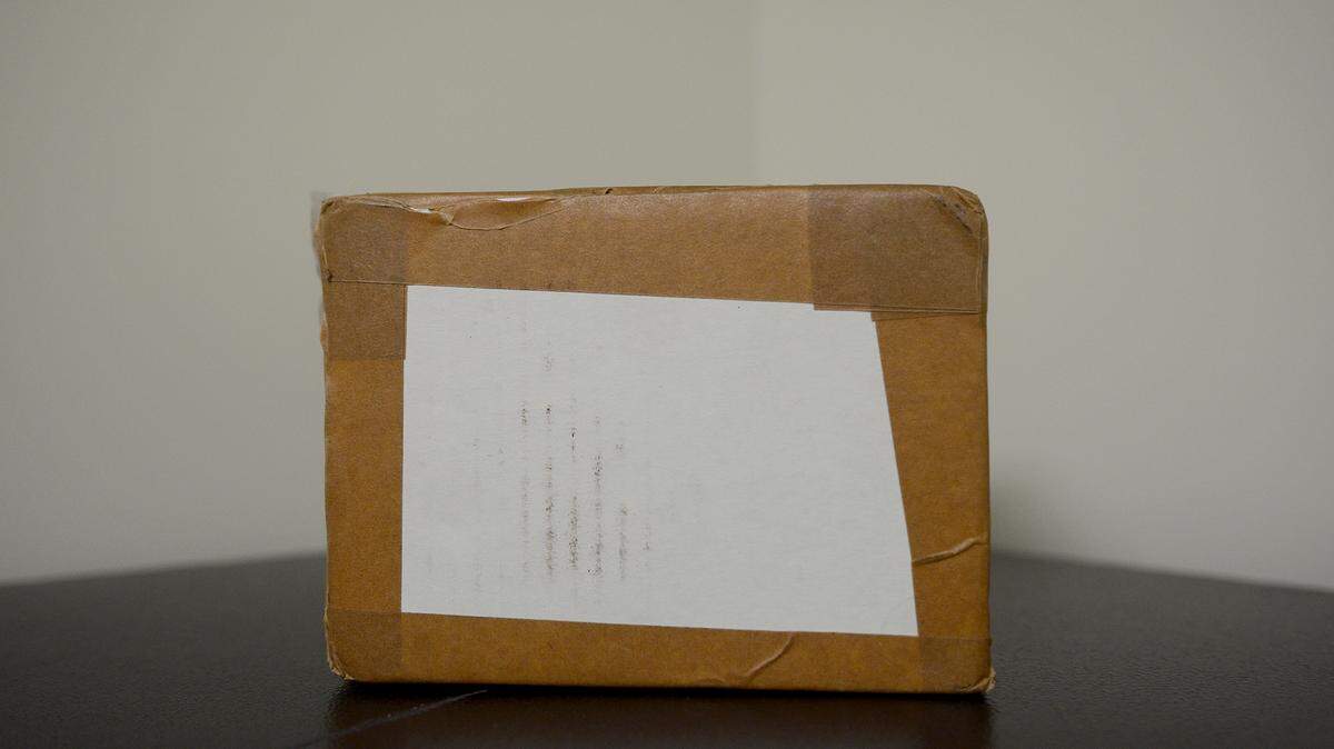The cremains of David Meyers, who died in 2008, as photographed on Tuesday, Nov. 3, 2015.