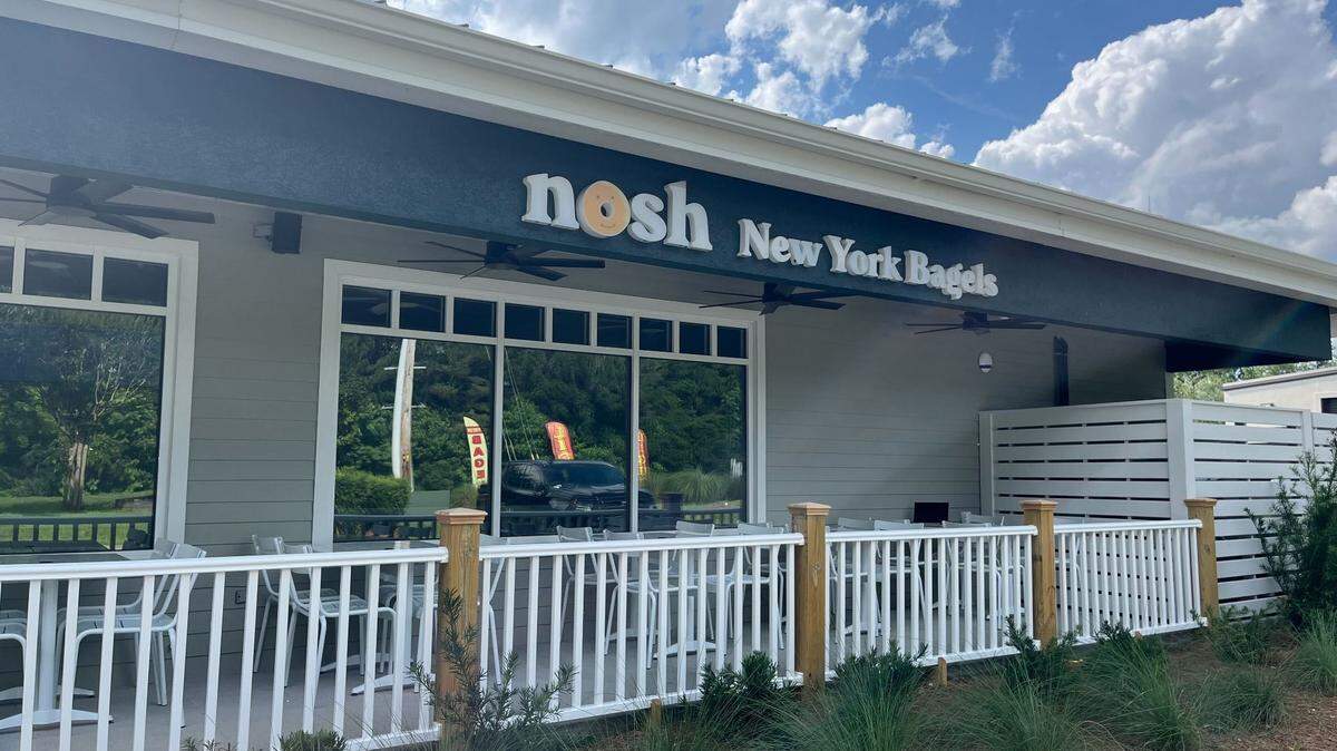 Nosh Bagels opened in Riverwalk Commons in April, offering a wide selection of breakfast and lunch options. May 28, 2025