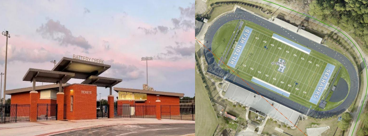 The 2019 Beaufort County School referendum updated some schools athletic facilities.