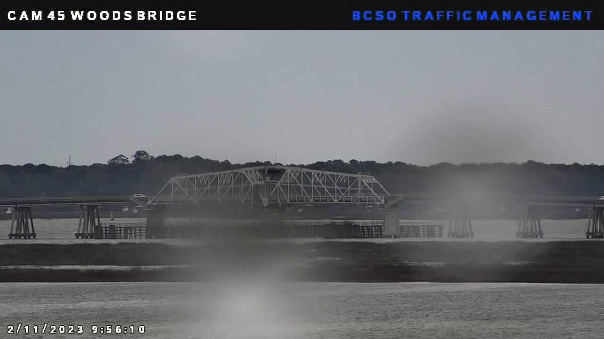 The Woods Memorial Bridge in Beaufort Saturday morning. Widespread rain is expected across the Lowcountry on Saturday.