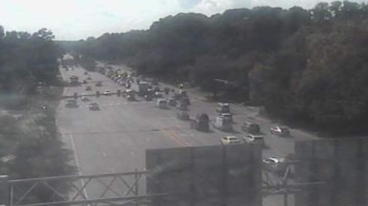 A Beaufort County traffic camera shows congestion after a two-car accident around 3:30 p.m. Thursday on U.S. Highway 278 near Gumtree Road on Hilton Head Island, S.C.