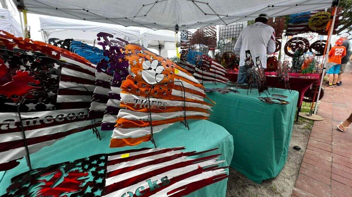 Arts and crafts vendors will be selling their wares each day during the Beaufort Water Festival in Waterfront Park. 