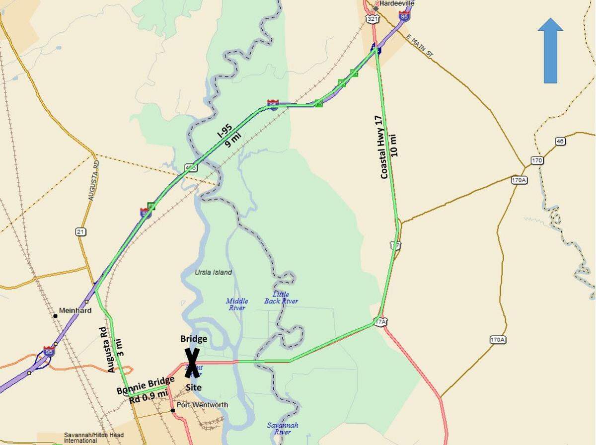 Houlihan Bridge Closed to Georgia Hwy 25 Traffic