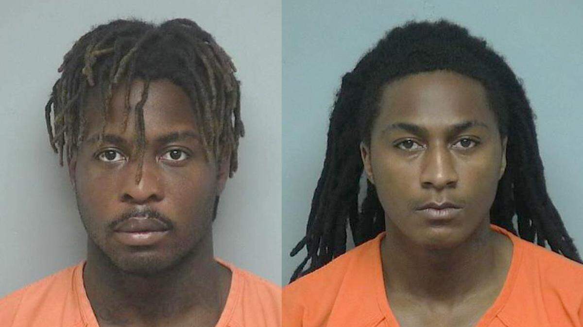 Leonard Colleton, left, and Darian Williams, were charged with murder on Friday, March 30, 2018 in connection to the shooting death of a Dale woman in January.