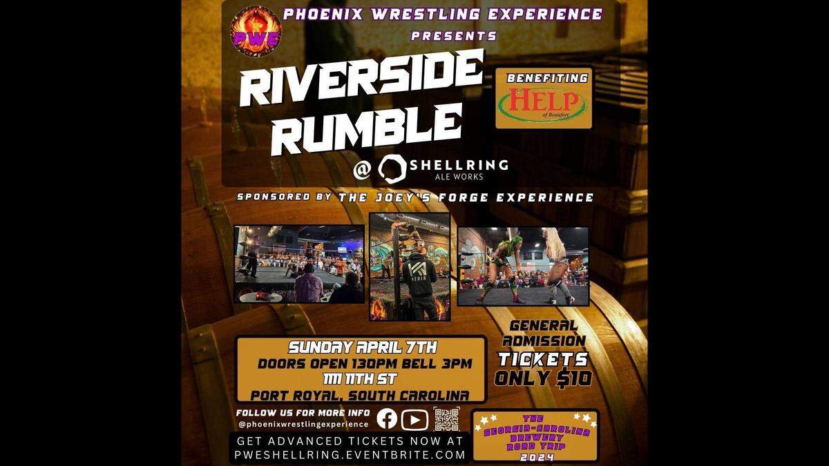 Professional wrestling is coming to Shellring Ale Works in Port Royal Sunday.