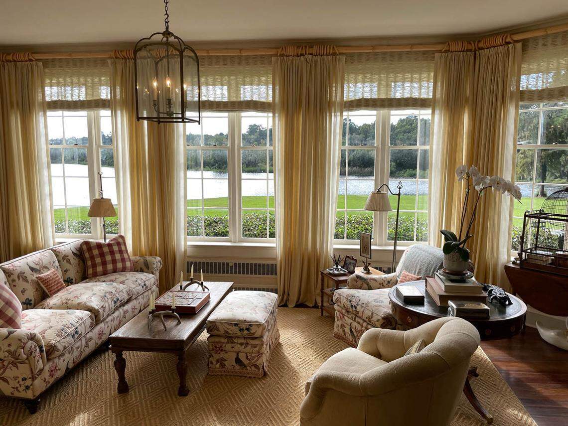 The sunroom in the Poco Sabo Plantation main house.