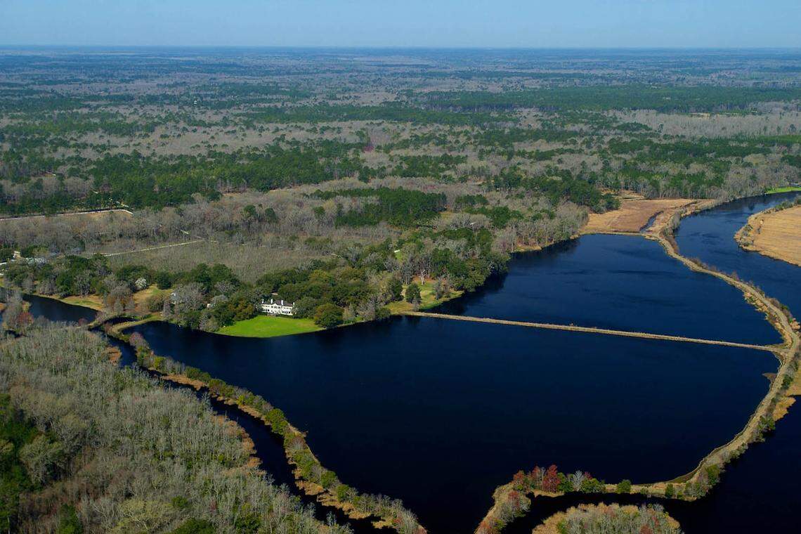 A birds-eye view of the Poco Sabo Plantation property