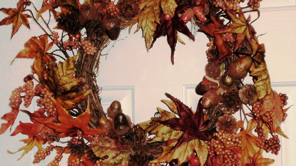 Wreaths are an easy way to bring the bounty of a Lowcountry fall garden indoors.