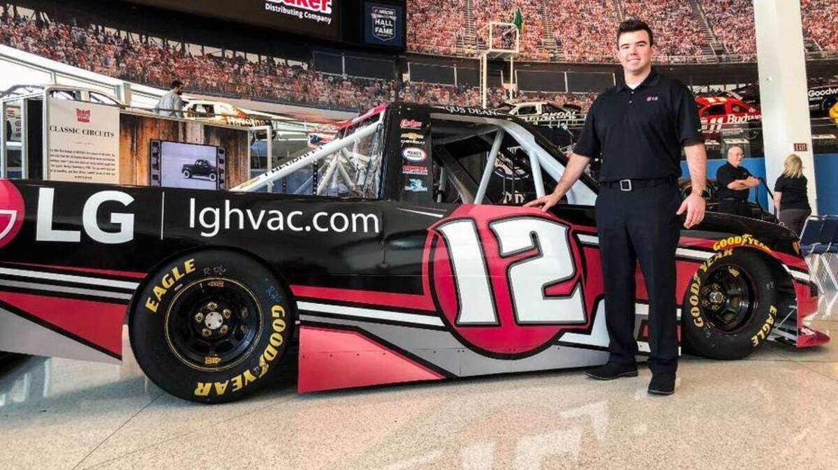 Gus Dean is driving this season in the NASCAR Truck Series for Young Motorsports.