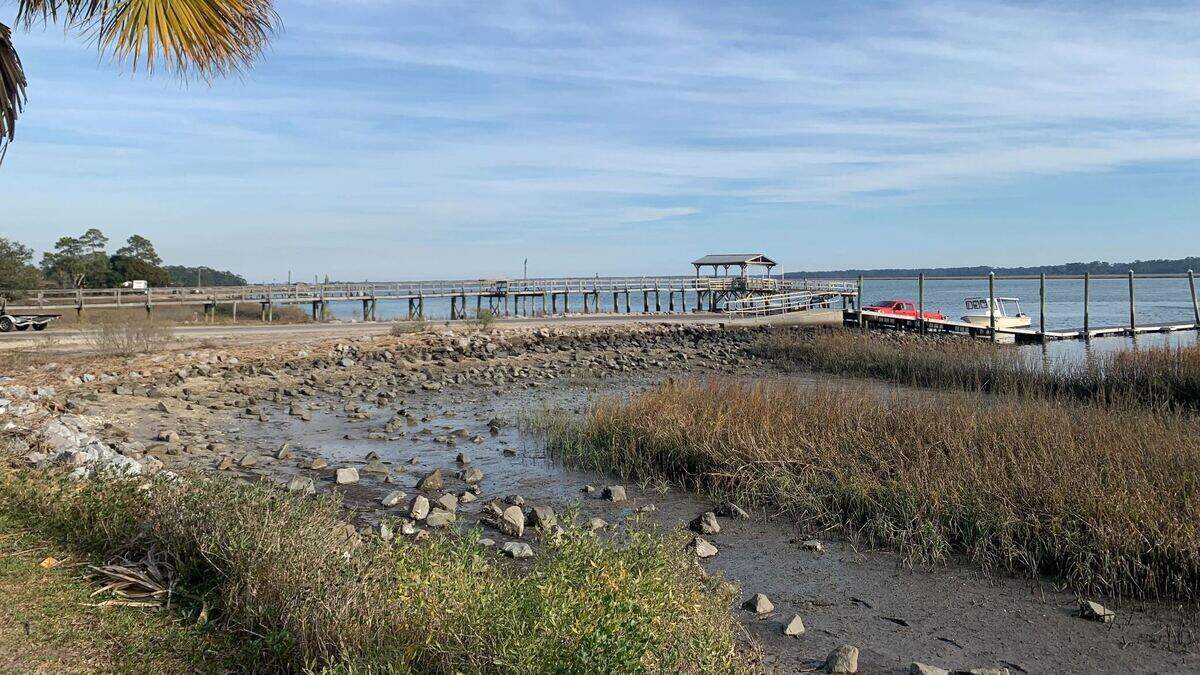 The Alljoy boat landing