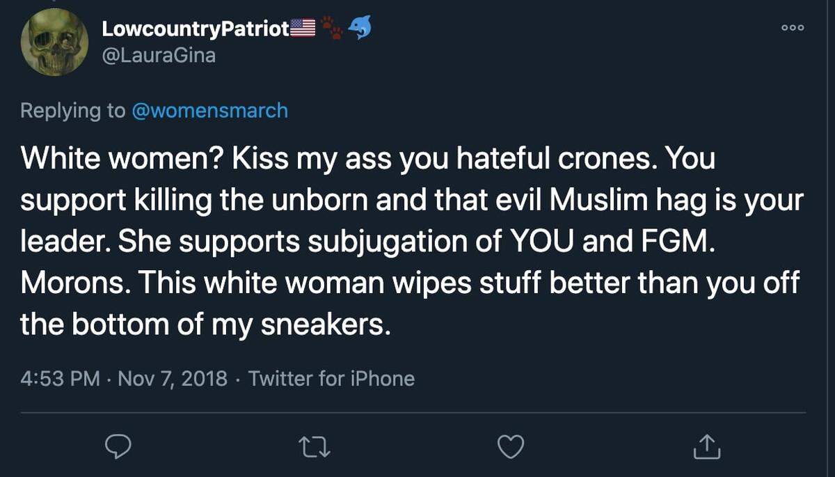 A screenshot of a tweet on @LauraGina’s twitter page.