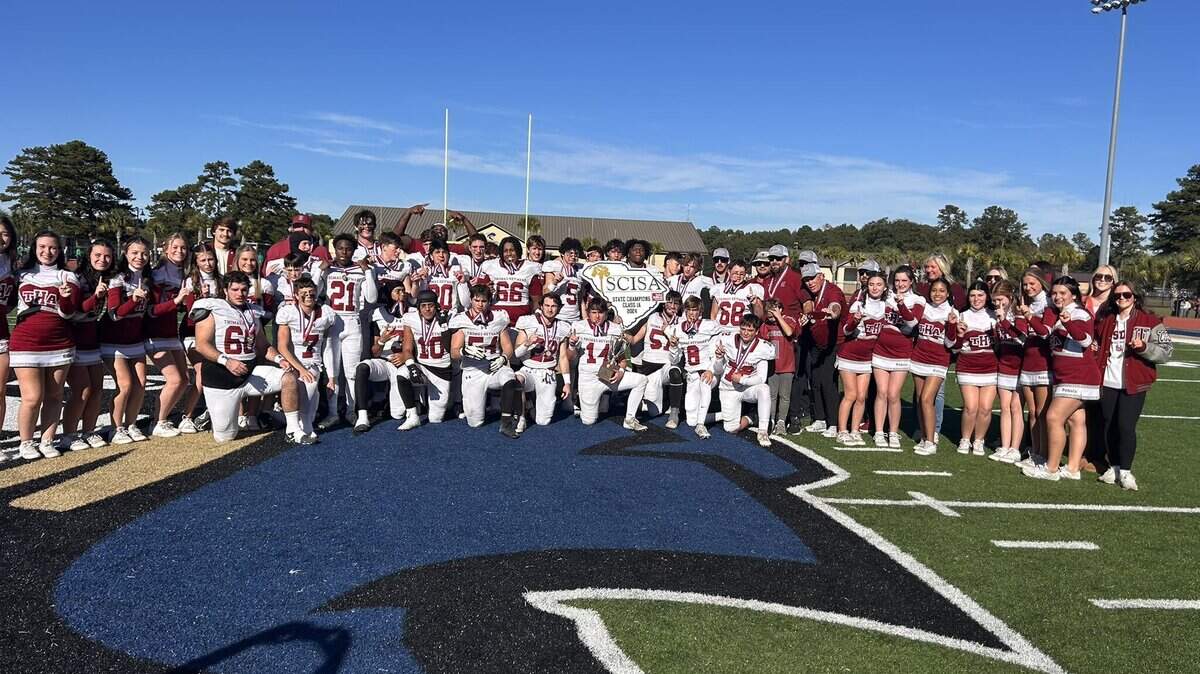 Thomas Heyward won the 2024 SCISA Class A championship on Saturday, Nov. 23, 2024, at Charleston Southern.
