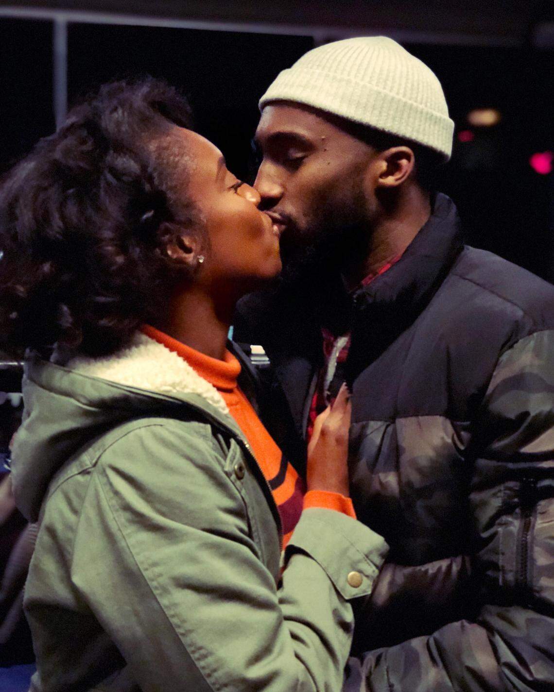 Jevonna Williams and Jamil Brown pose for a picture in 2018.