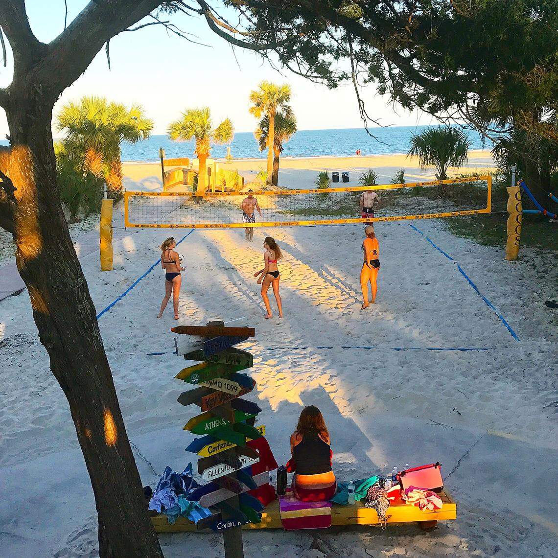 Coco's  on The Beach is open during tourist season, tucked just off of Hilton Head's Singleton Beach on the North End.