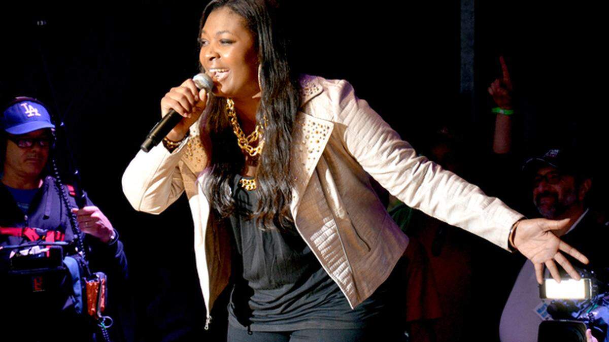 St. Helena Island native and "American Idol" season 12 winner Candice Glover.