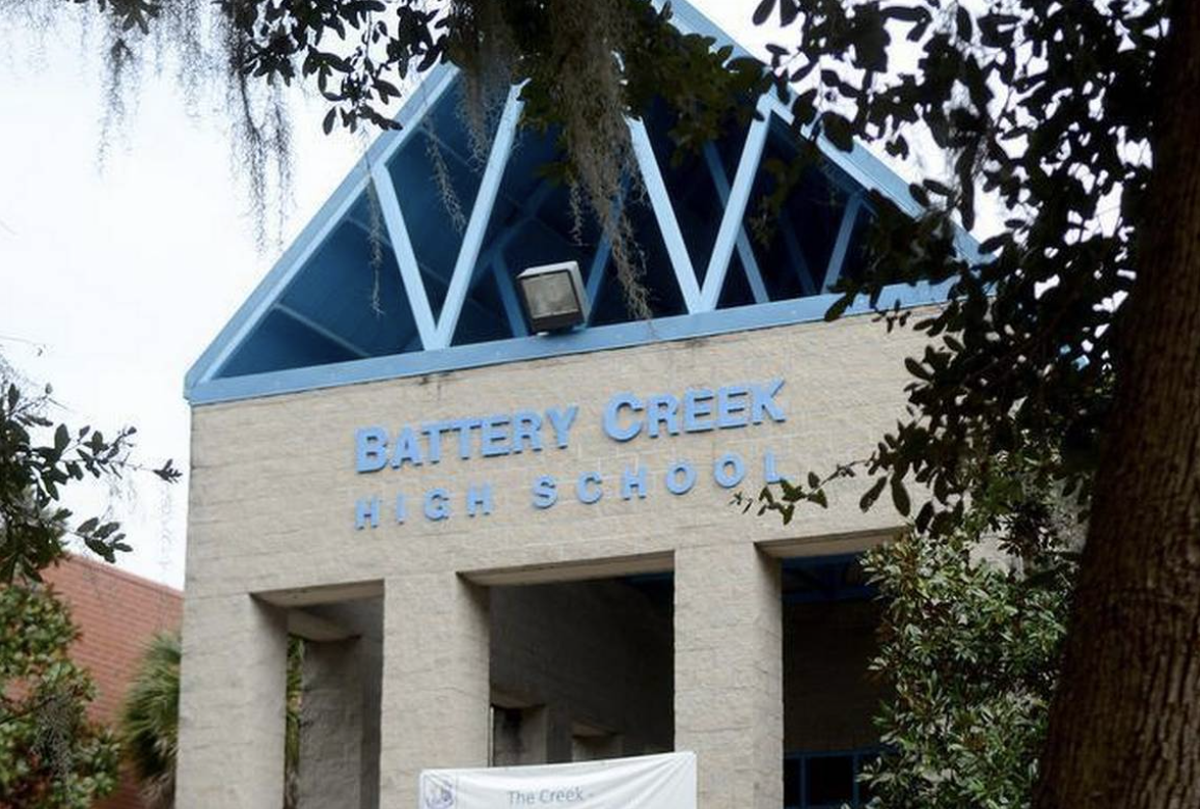 Battery Creek High School as seen on Feb. 2, 2016. The school is located at 1 Blue Dolphin Drive in the Burton area.