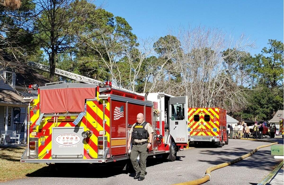 Firefighters and Sheriff’s Office personnel were on the scene of a fatal fire early Wednesday afternoon on the north end of Hilton Head Island.