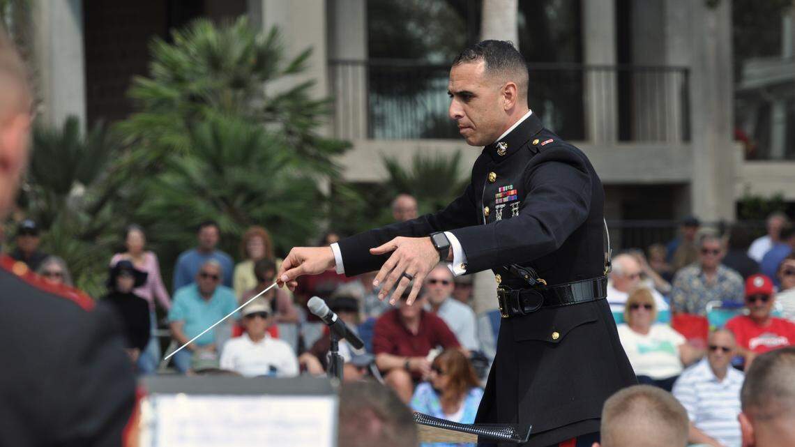 Parris Island Marine Band up for an Emmy. How a Beaufort nurse inspired the piece