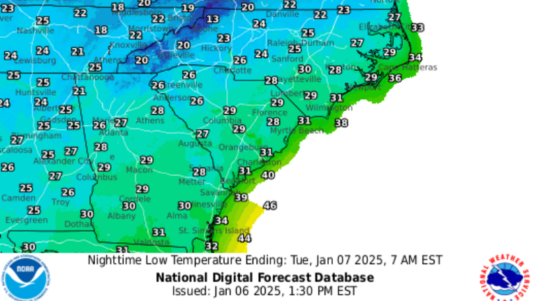 Cold shelters opening in Beaufort County as dangerous winter storm moves into SC