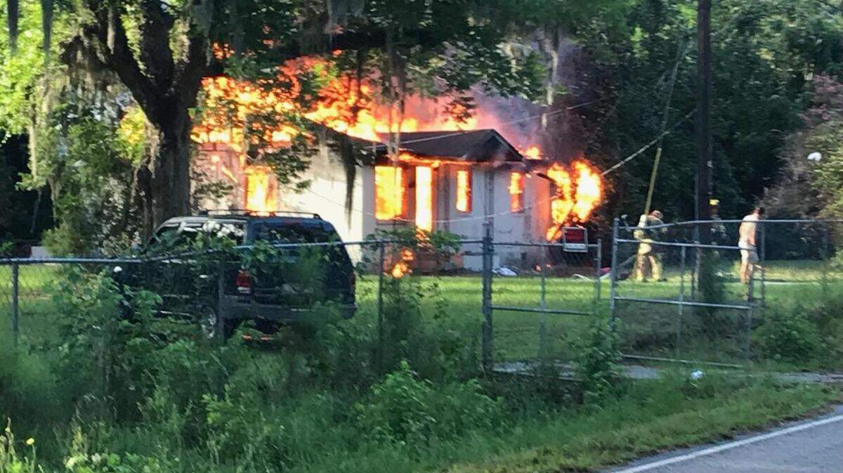 Beaufort County Sheriff's Office is investigating a suspicious house fire. The home is seen in the photo above.