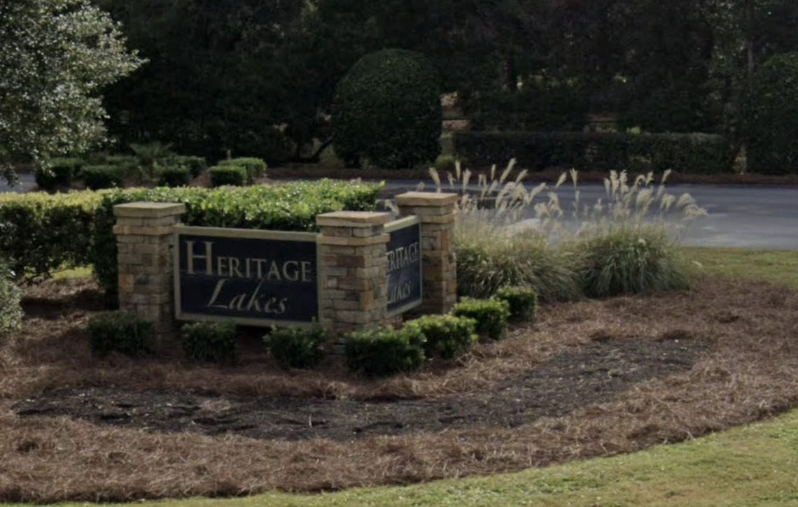The Heritage Lakes subdivision is located off Bluffton Parkway to the east of Bluffton town limits. It includes 235 home sites and is “a great neighborhood for relaxing walks,” according to the homeowners association’s website.