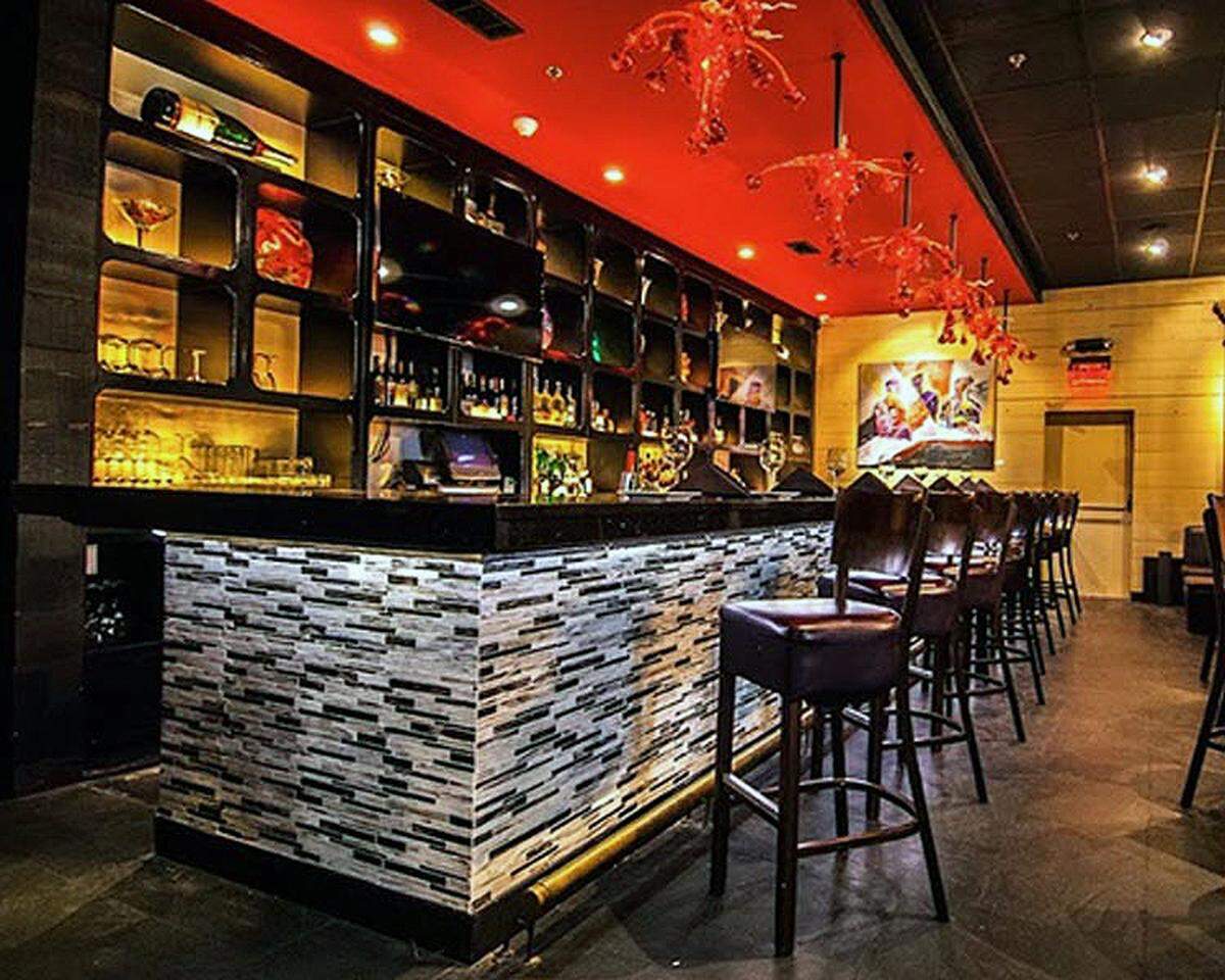 The interior of Cowboy Brazilian Steakhouse on Hilton Head Island is pictured.