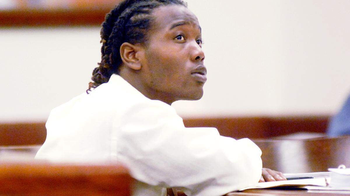 Aaron Young Jr. listens to testimony during his murder trial Feb. 24, 2015, at the Beaufort County Courthouse. Young is on trial on attempted murder charges for the Sept. 1, 2012, shooting of Khalil Singleton, which occurred during a confrontation with Tyrone Robinson.