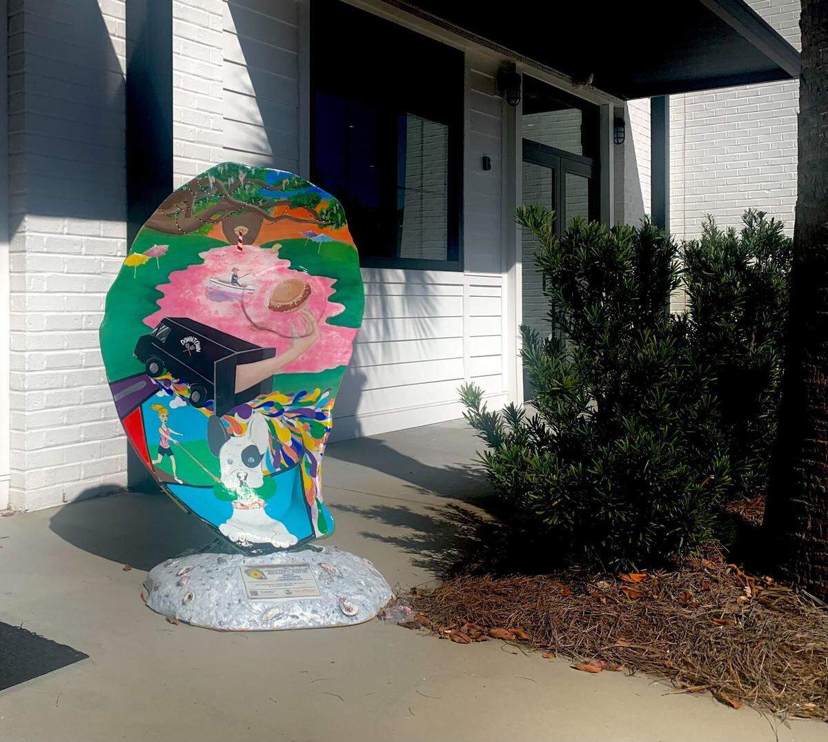 Artworks, like the shell art found around historic Bluffton, will become more common after the adoption of the Bluffton Public Art Policy.