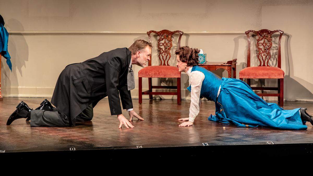 A scene for Lean Ensemble’s production of “A Doll’s House, Part 2.”