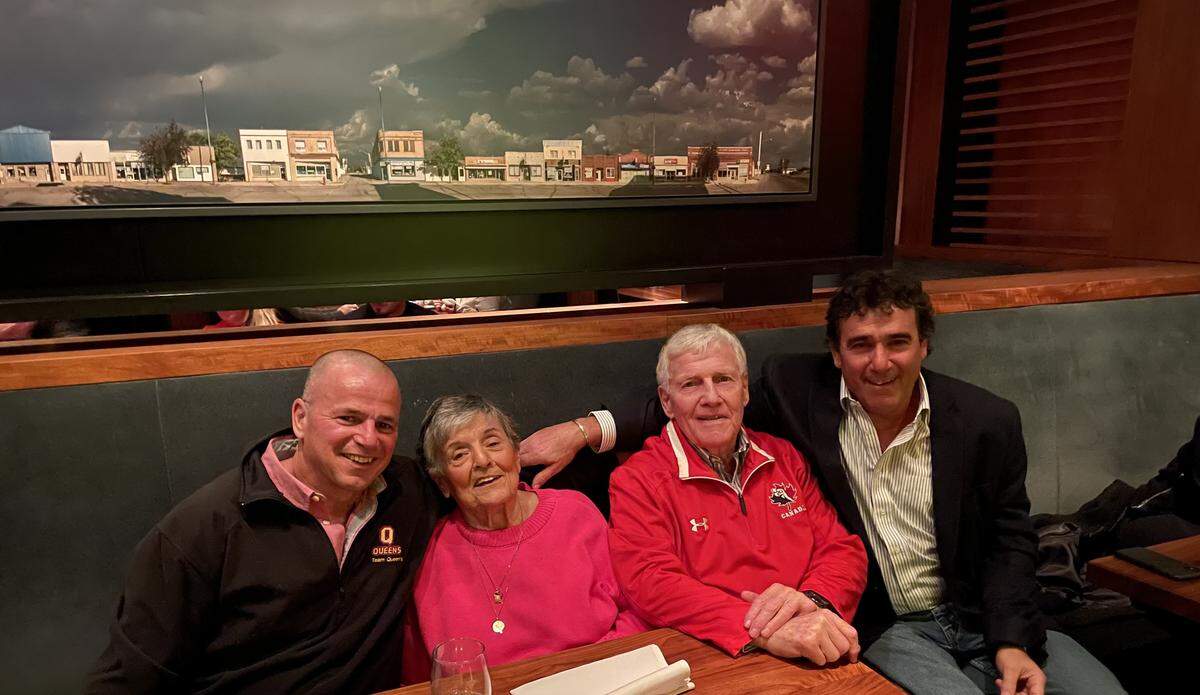 David “Duff” Duffey (right) is pictured here with his parents (center) and his older brother (left.) Friends say he inherited his tan complexion and love of cooking from his mother, and his love for sports from his father.